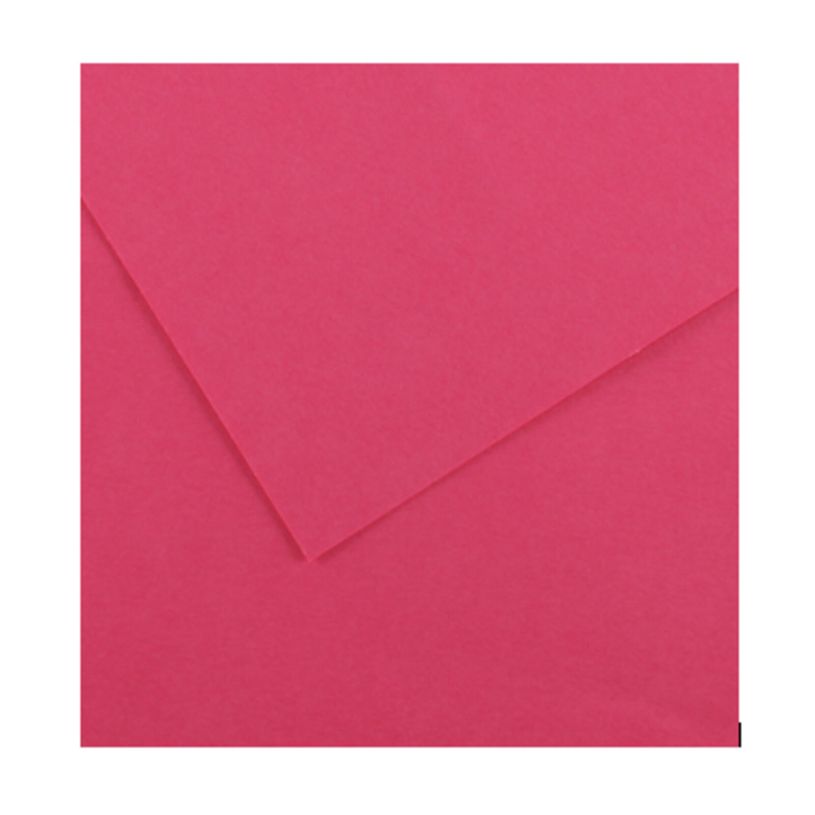 3148950403643-CANSON Iris Vivaldi - Papier Dessin Couleur - Lisse - 240 g/m² - Feuille - 50x65cm - Fushia--0