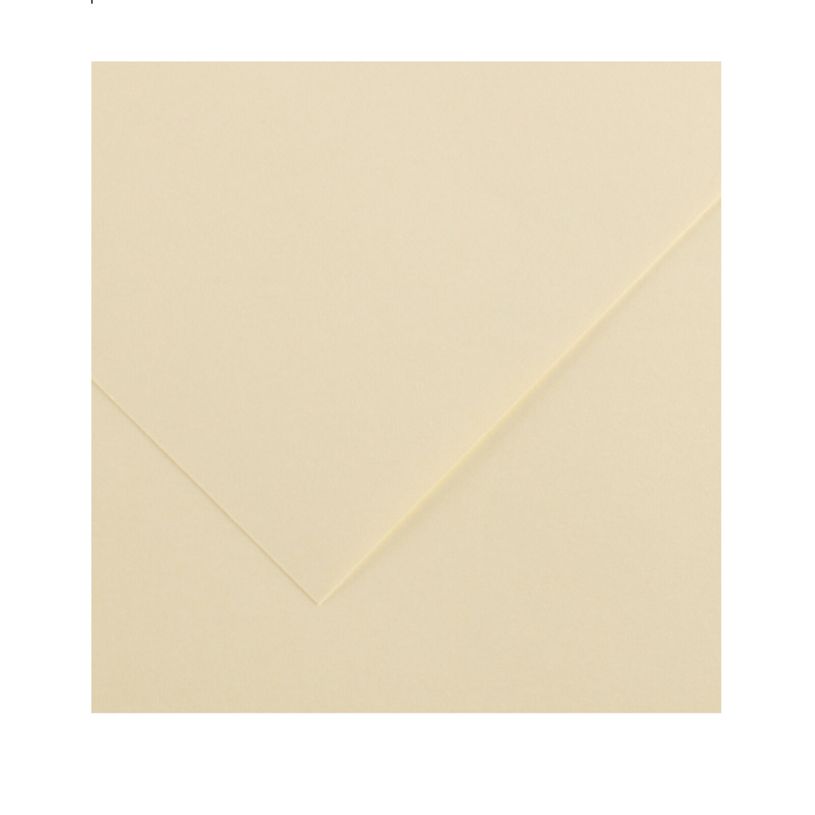 3148950400390-CANSON Iris Vivaldi - Papier Dessin Couleur - Lisse - 120 g/m² - Feuille - 50x65cm - Crème--0