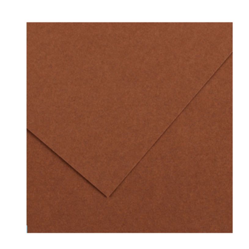 3148950400338-CANSON Iris Vivaldi - Papier Dessin Couleur - Lisse - 120 g/m² - Feuille - A4-21x29,7cm - Chocolat--0