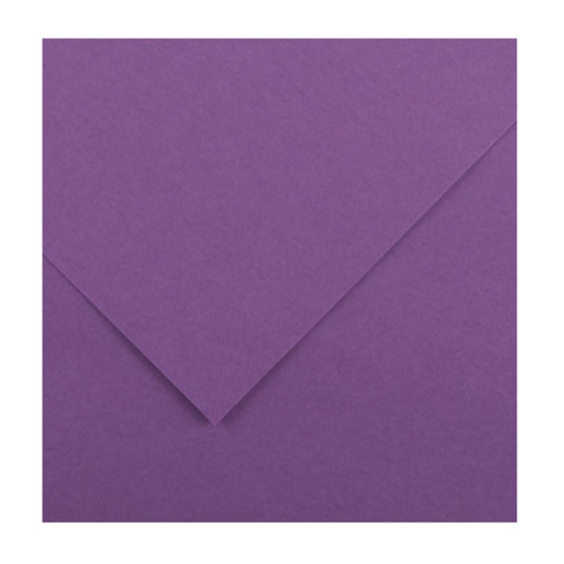 3148950407955-CANSON Iris Vivaldi - Papier Dessin Couleur - Lisse - 240 g/m² - Feuille - A4-21x29,7cm - Violet--0