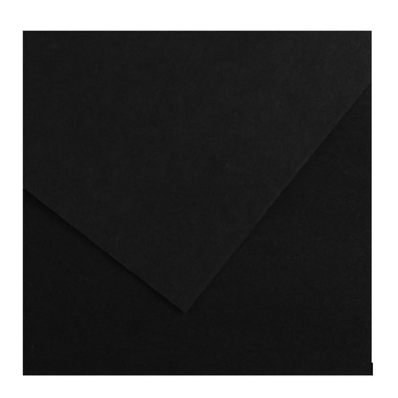 3148950400376-CANSON Iris Vivaldi - Papier Dessin Couleur - Lisse - 120 g/m² - Feuille - A4-21x29,7cm - Noir--0