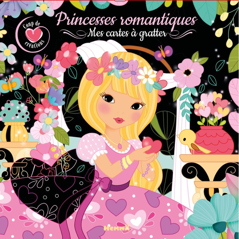 9782508057182-Coup de coeur créations - Princesses romantiques - Mes cartes à gratter--0