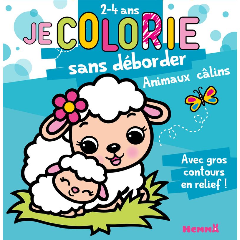 9782508055799-Je colorie sans déborder (2-4 ans) - Animaux câlins--0