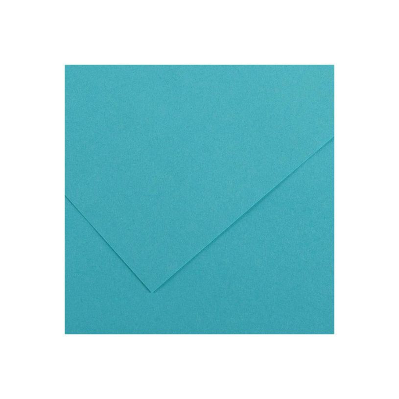 3148950403780-CANSON Iris Vivaldi - Papier Dessin Couleur - Lisse - 240 g/m² - Feuille - 50x65cm - Bleu-P_405218253_1-1