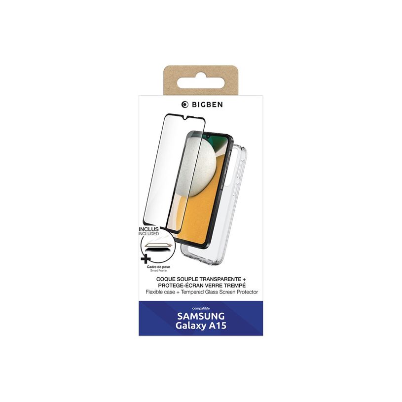 3571211519379-BIGBEN Connected  - Coque de protection  avec verre trempé - transparent -P_405220521_1-1