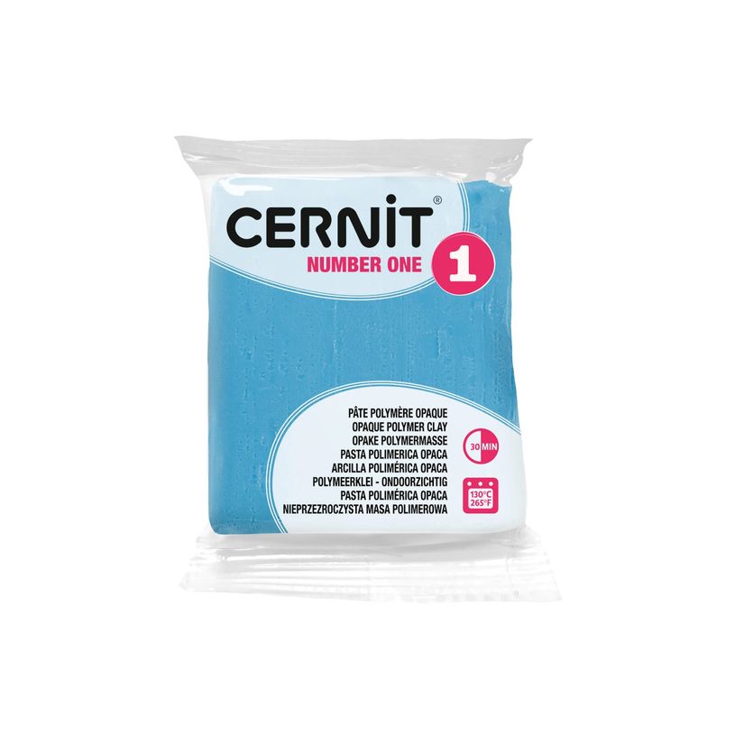 5411711426020-Cernit Number One - Pâte à modeler - 56 g - bleu ciel - argile polymère-P_405220601_2-4