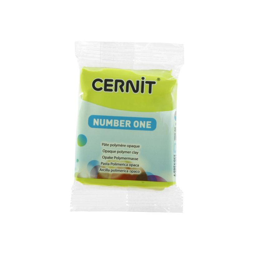 5411711447834-Cernit Number One - Pâte à modeler - 56 g - citron vert - argile polymère-P_405220616_1-0