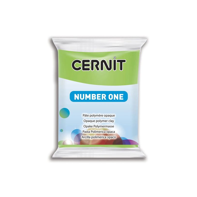 5411711426983-Cernit Number One - Pâte à modeler - 56 g - vert clair - argile polymère-P_405220617_2-2