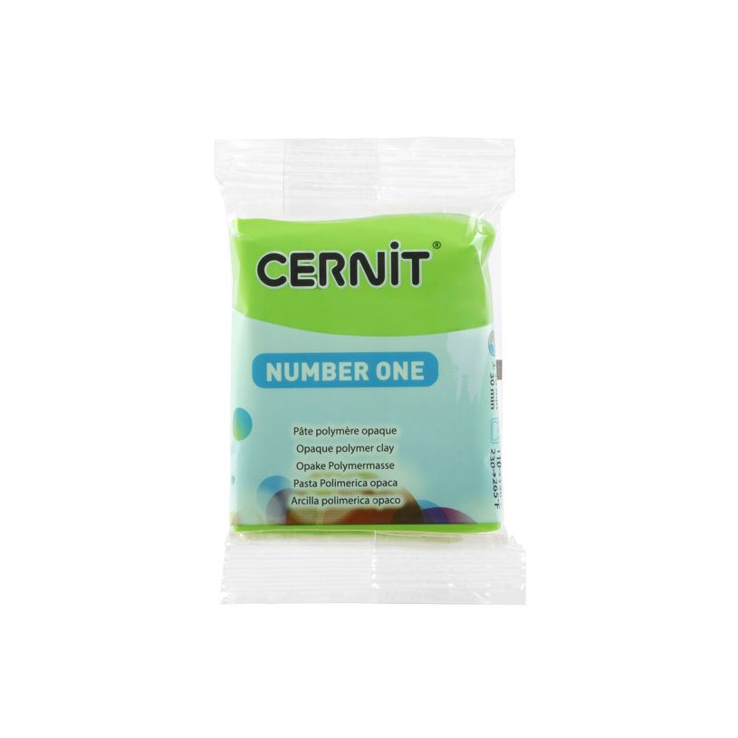 5411711426983-Cernit Number One - Pâte à modeler - 56 g - vert clair - argile polymère-P_405220617_4-1