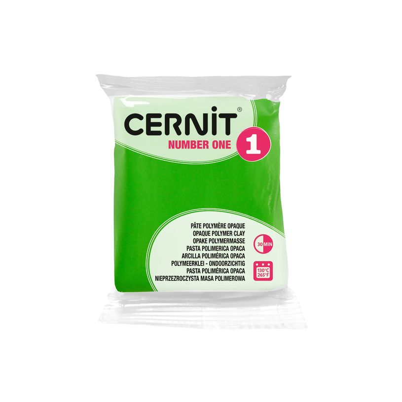 5411711426983-Cernit Number One - Pâte à modeler - 56 g - vert clair - argile polymère-P_405220617_7-5