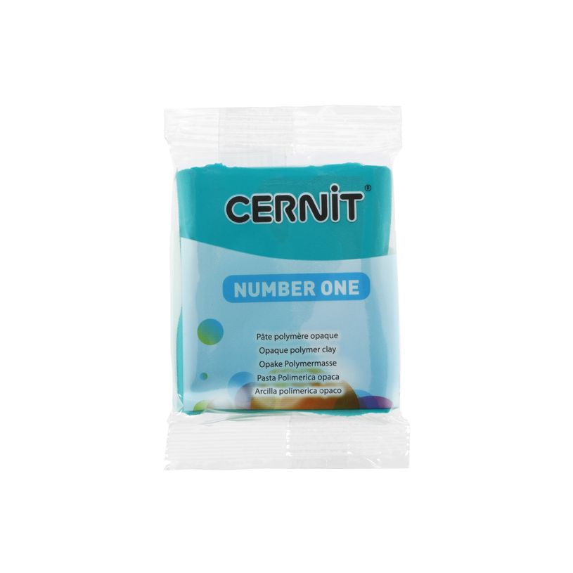 5411711456072-Cernit Number One - Pâte à modeler - 56 g - Vert émeraude - argile polymère-P_405220618_3-6