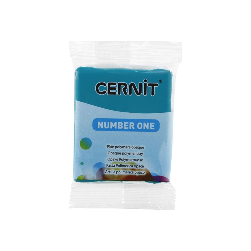 5411711427010-Cernit Number One - Pâte à modeler - 56 g - Vert pin - argile polymère-P_405220621_1-0