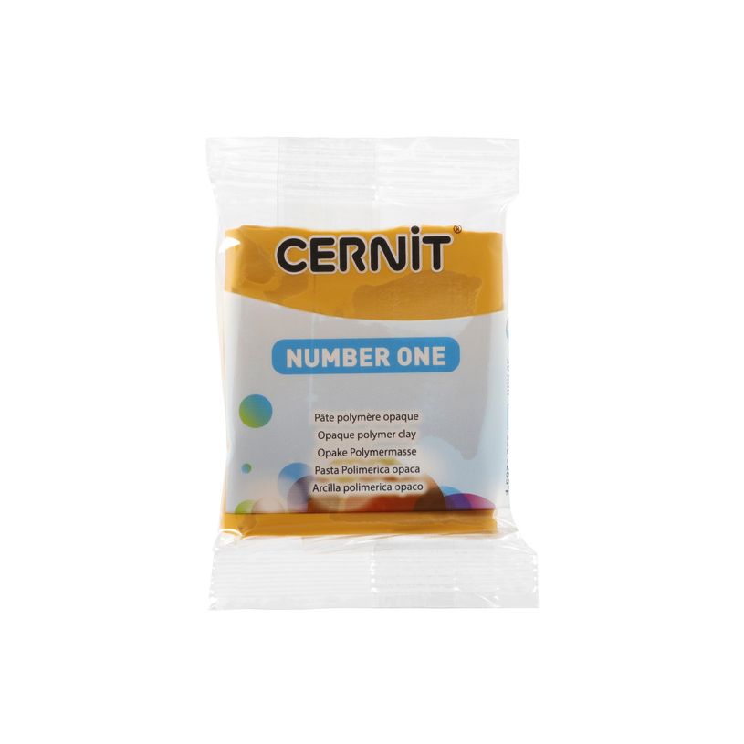 5411711447858-Cernit Number One - Pâte à modeler - 56 g - ocre jaune - argile polymère-P_405220625_4-1