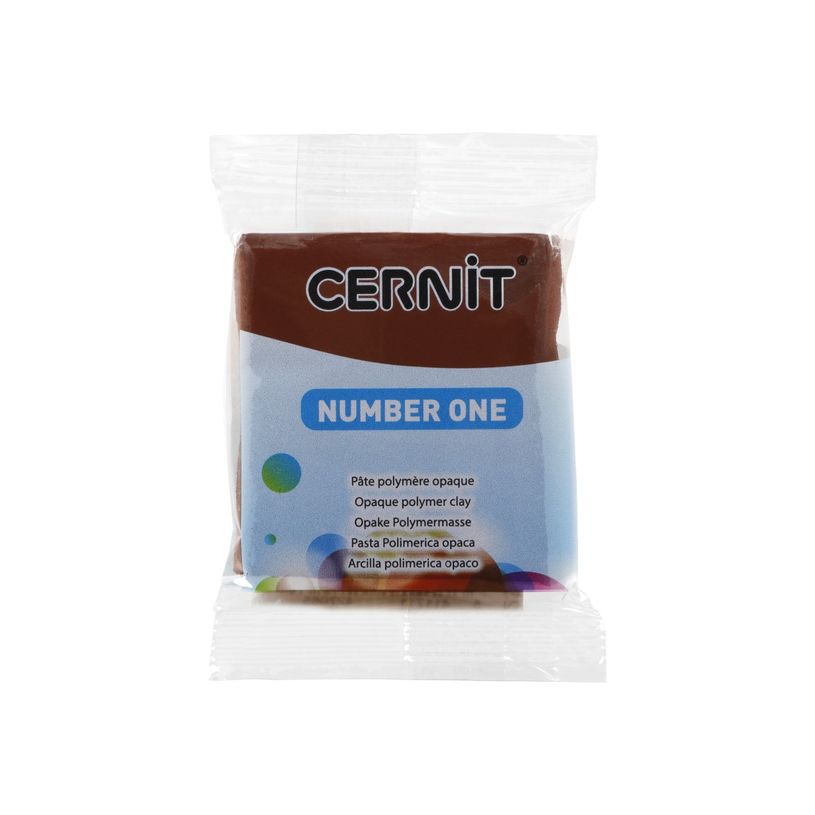 5411711427065-Cernit Number One - Pâte à modeler - 56 g - brun - argile polymère-P_405220628_1-0