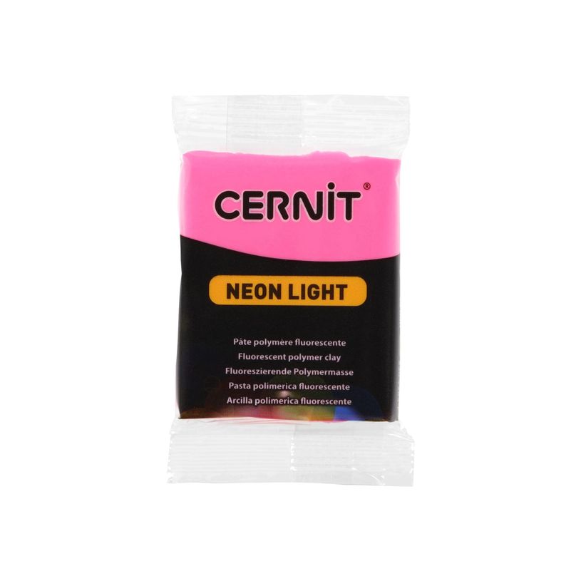 5411711427539-Cernit Neon Light - Pâte à modeler - 56 g - Fuchsia - matériau fluorescent, argile poly-P_405220636_1-0