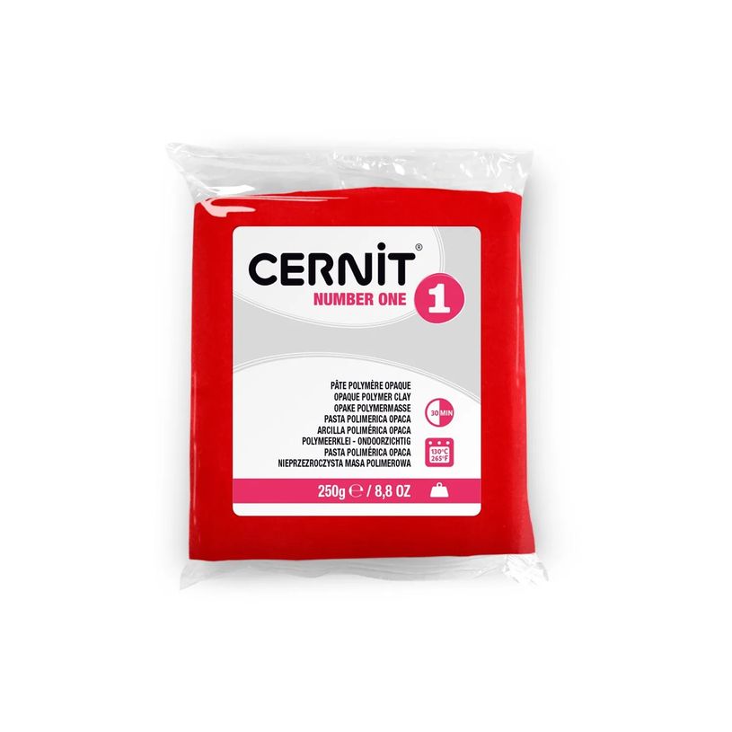 5411711427171-Cernit Number One - Pâte à modeler - 250 g - rouge - argile polymère-P_405220640_5-3