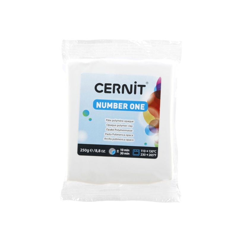 5411711427140-Cernit Number One - Pâte à modeler - 250 g - blanc - argile polymère-P_405220641_1-0