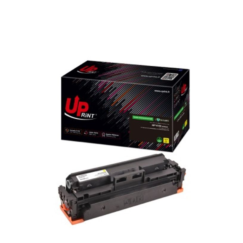 3584770912611-Cartouche laser remanufacturée HP 415X - jaune - Uprint--0