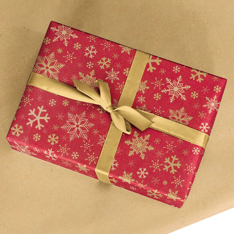 5404019347326-Rouleau papier cadeau kraft 0,7 x 50 m 65g imprimé Noël - Viquel-P_405221362_3-2