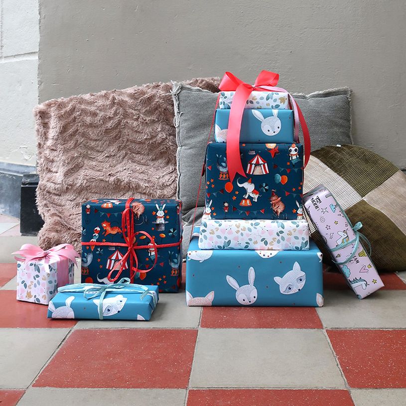 5404019361162-Rouleau papier cadeau couché 0,7 x 2 m 80g BILLIE - Viquel-P_405221364_3-2