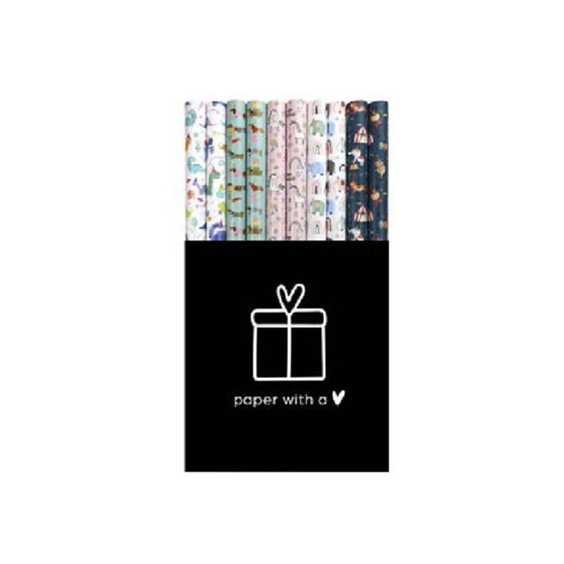 5404019361162-Rouleau papier cadeau couché 0,7 x 2 m 80g BILLIE - Viquel-P_405221364_5-4