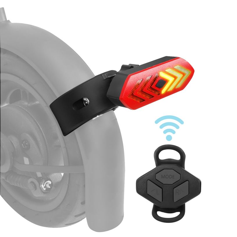 3303170116241-T'nB Urban Moov - Lumière arrière our vélo et trotinette - LED - système de fixation a-P_405221436_8-4