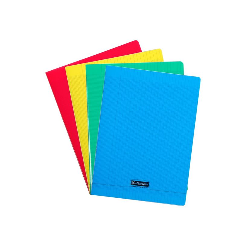 3210330183992-Calligraphe 8000 POLYPRO - Cahier de notes - agrafé - 240 x 320 mm - 96 feuilles / 192 pages - papier blanc - Seyès - disponi-P_405221537_1-0