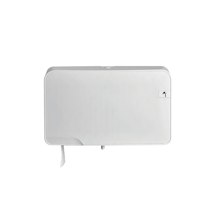 3378920009814-INOVEO LINE - Distributeur papier hygiénique - Mini jumbo - double - blanc-P_405221546_1-0