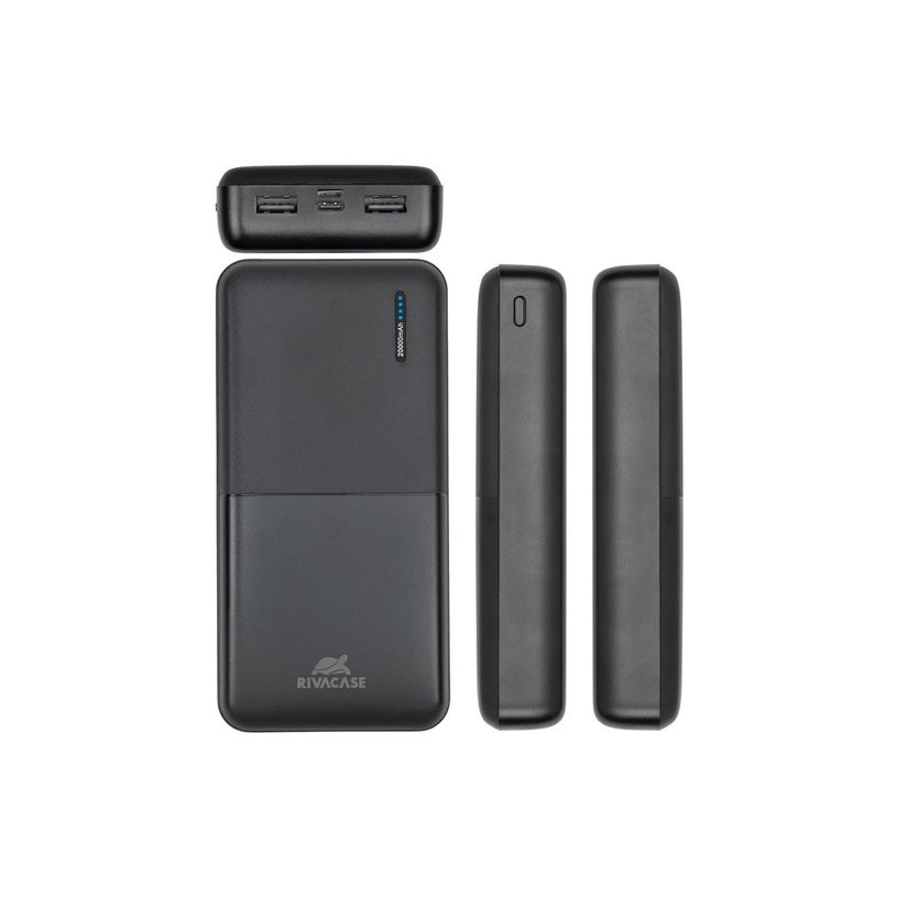 4260709010793-Riva Case Rivapower VA2190 - Batterie externe - 20000 mAh - 3 connecteurs de sortie - noir-P_405221555_8-4