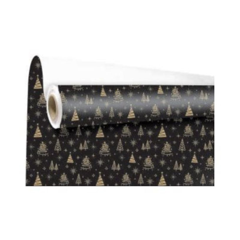 3281650576672-Rouleau papier cadeau couché Réveillon 0,70 x 50 m-P_405221651_2-1