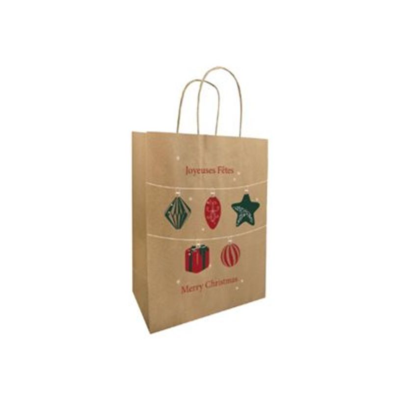 3281650603774-Sac kraft poignées torsadées Starry - 18 x 8 x 22 cm-P_405221662_2-1