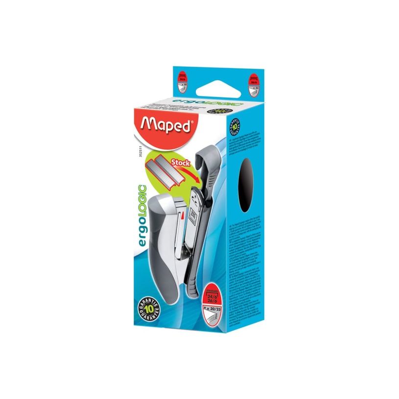 3154143525115-Maped Ergologic - Agrafeuse - 25 feuilles - 24/6, 26/6 - plastique, métal-P_405221676_1-0
