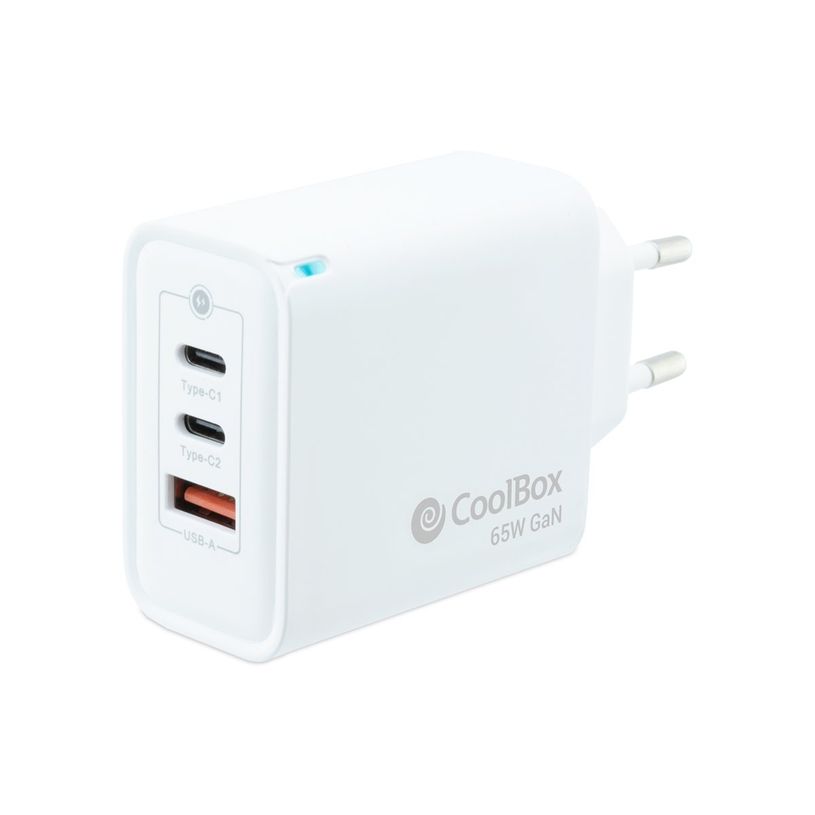 8437012429970-CoolBox - Chargeur secteur - 65 Watt - Quick Charge - 3 connecteurs de sortie-P_405221768_3-2