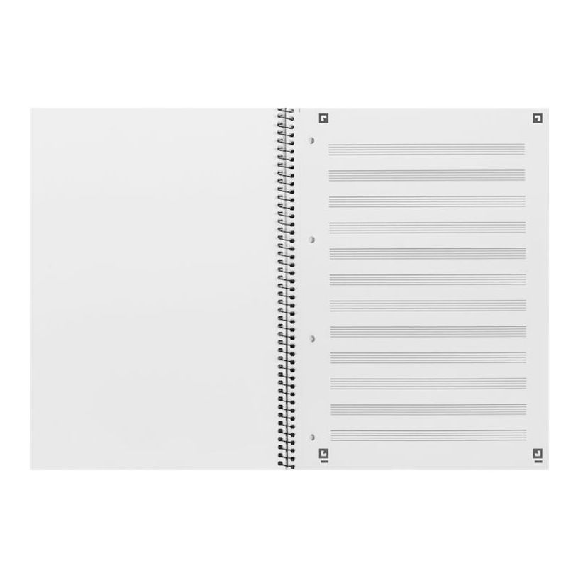 4006144962019-Oxford School - Bloc-notes musical - reliure à spirale - A4 - 50 feuilles - blanc brillan-P_405222065_3-5