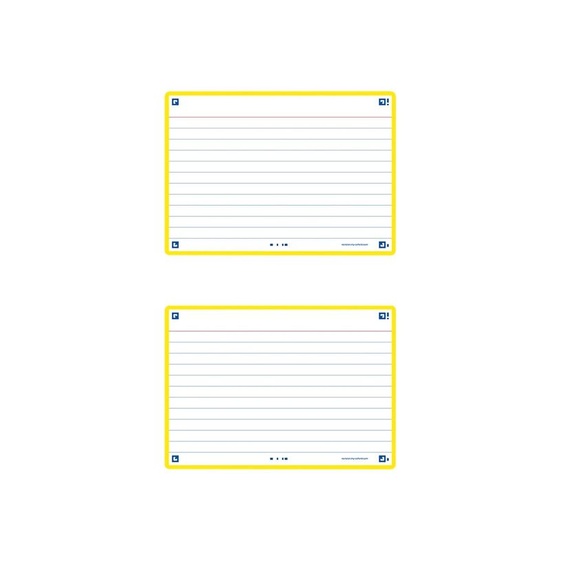 3020120153520-Oxford FLASH 2.0 - Fiche d'index - A6 (105 x 148 mm) - paysage - 80 feuilles - blanc - lig-P_405222077_4-0