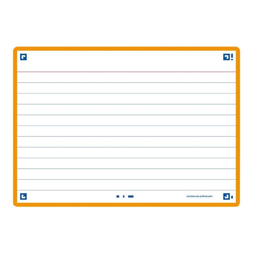 3020120153490-Oxford FLASH 2.0 - Fiche d'index - A6 (105 x 148 mm) - paysage - 80 feuilles - blanc - lig-P_405222081_5-1