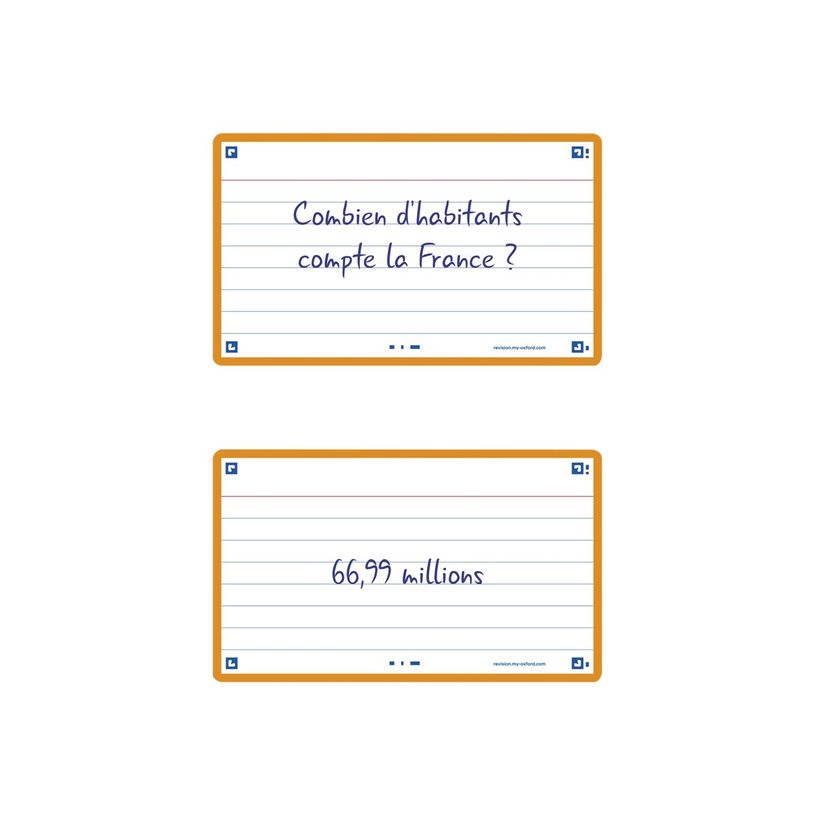 3020120152417-Oxford FLASH 2.0 - Fiche d'index - 75 x 125 mm - paysage - 80 feuilles - blanc - ligné-P_405222089_2-0