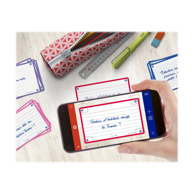 3020120152356-Oxford FLASH 2.0 - Fiche d'index - 75 x 125 mm - paysage - 80 feuilles - blanc - ligné-P_405222091_1-6