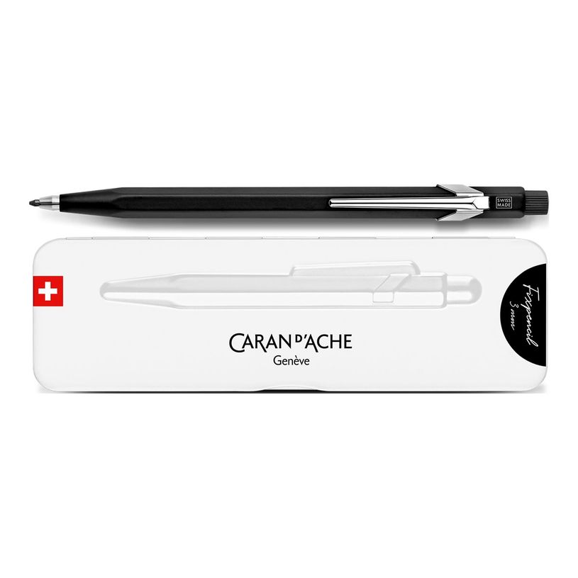 7630002354691-CARAN d'ACHE Fixpencil Genève - Porte-mine - gris - 3 mm - rétractable-P_405222109_2-0