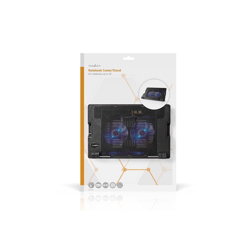 5412810287079-Nedis NBCR200BK - Support pour PC portable jusqu'à 18" - 2 ventilateurs - noir-P_405222111_2-1