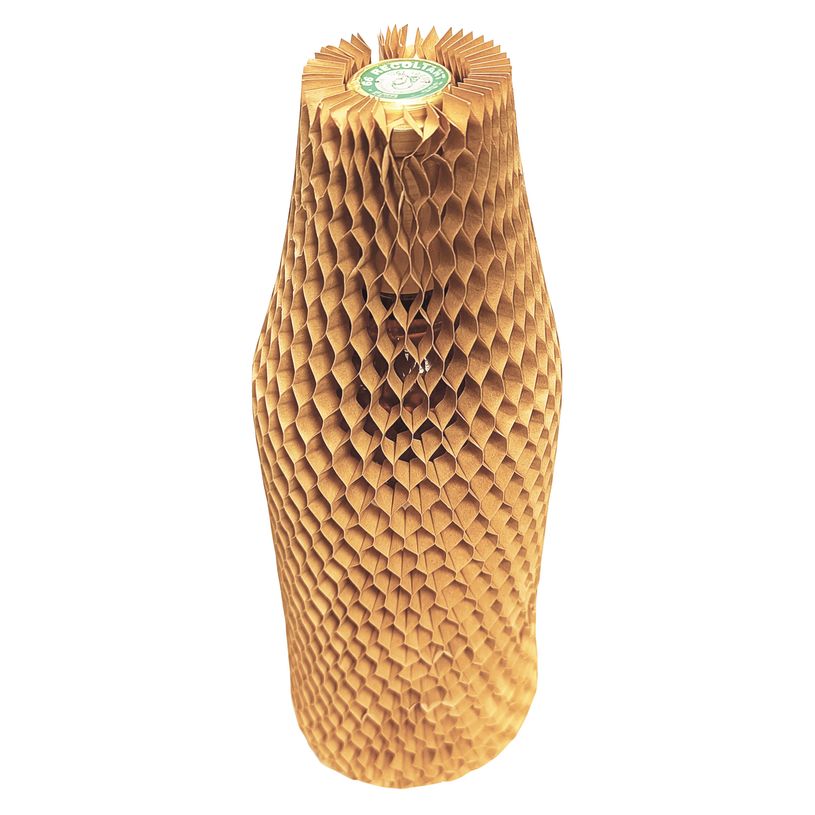 3240180008527-E.Pack La Couronne - 200 Manchons 100% papier -Diamètre 23mm Epaisseur nid d'abeille  1 cm Longueur  600m-P_405222147_2-1