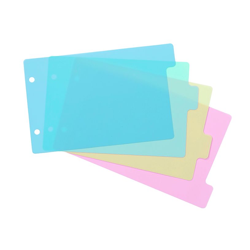 3135251601151-Intercalaires 4 positions A5 RAINBOW PASTEL - Viquel-P_405222172_1-0