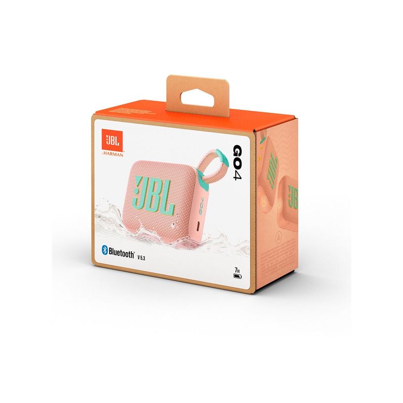 1200130011443-JBL Go 4 - Mini enceinte - Bluetooth - rose-P_405222281_1-1