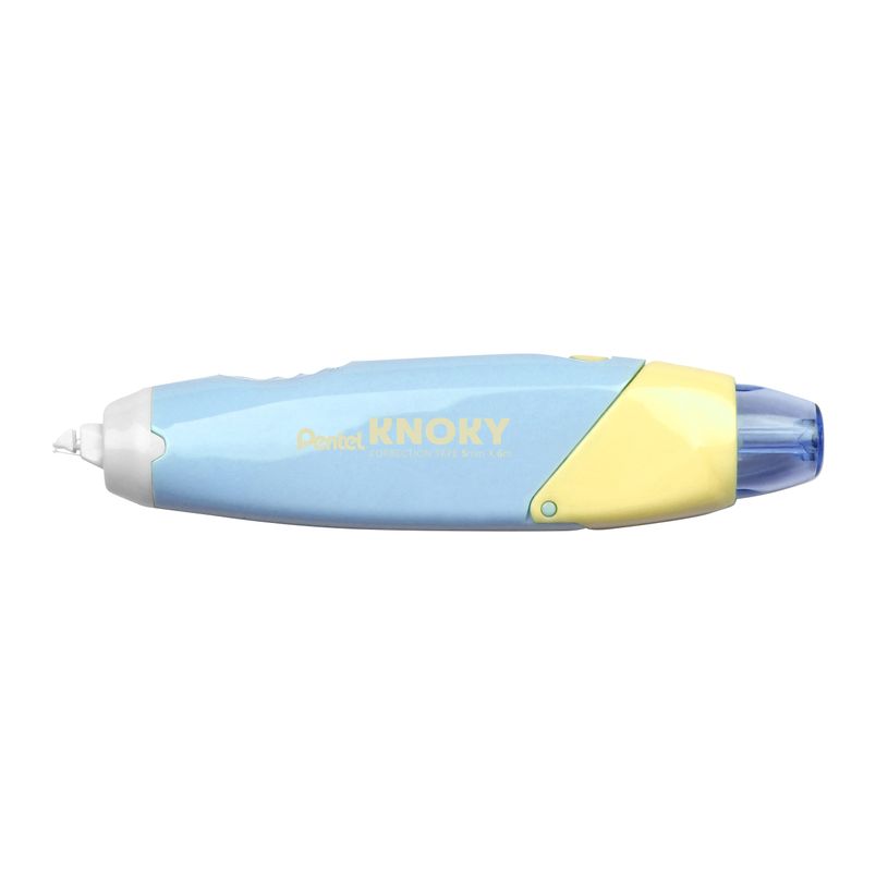 4711577070278-Pentel Knoky - Ruban correcteur rétractable - 5 mm x 6 m - bleu ciel-P_405222740_1-0
