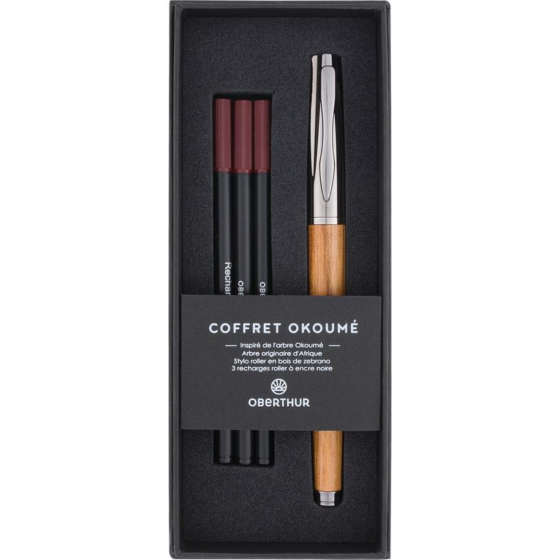 3664447192543-Okoumé - coffret roller + 3 recharges - zebrano gun--0