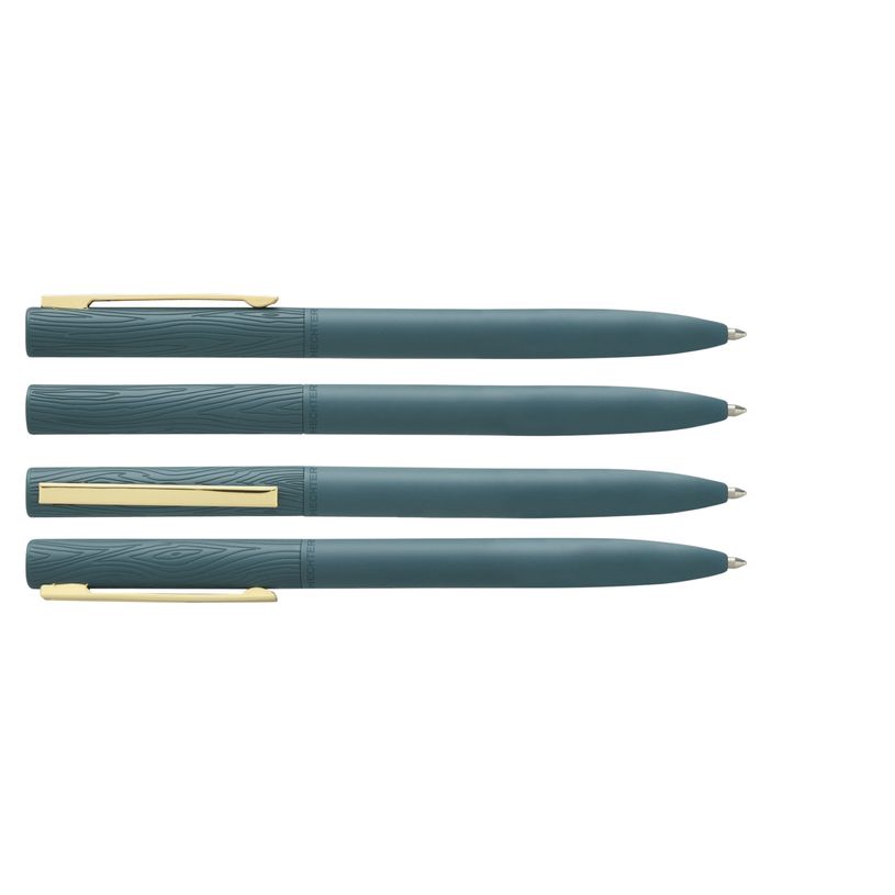 3219911850292-Bille HECHTER PARIS "Linéaire Wood" coloris bleu gris--0