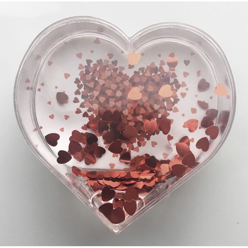 4004122163717-Mini cadre photo acrylique avec paillettes WALTHER "Cœur" pour photo 9,1 x 6,5 cm coloris rouge--0