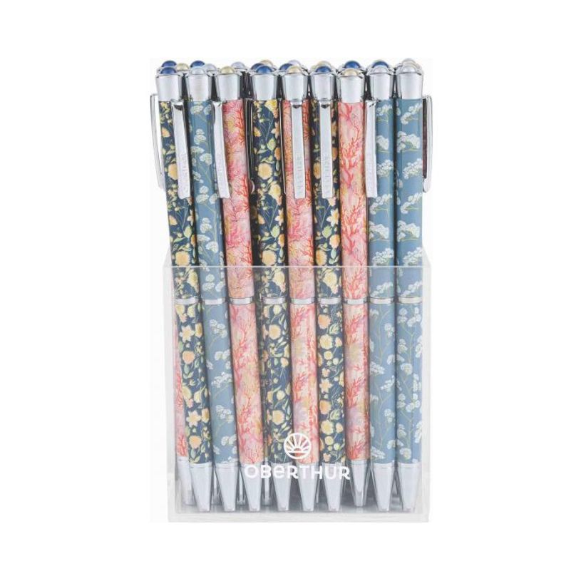 3664447192581-Oberthur - Mini stylo à bille - modèle Ancora - motifs floraux-P_405223216_4-3