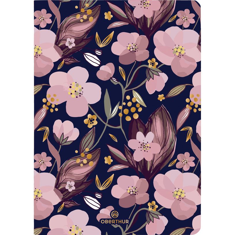 3664447192369-Oberthur Salto - Carnet de notes A6 - vieux rose-P_405223229_1-0