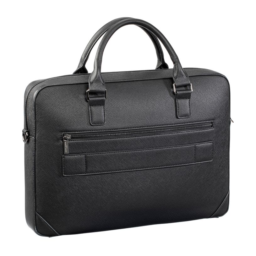 3135257824226-Saint-Martin - Sacoche ordinateur noir Noah - 1 compartiment - 15,6" - Viquel-P_405223240_2-1